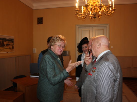 Riigikogu esimees Ene Ergma kohtus endise Nõukogude Liidu kosmonautide Alexey A. Leonov’i ja Georgy M. Grechko’ga